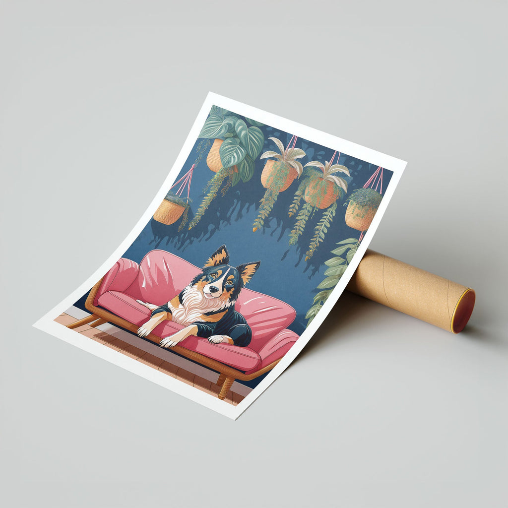 Border Collie  Just Lounging Around image 7