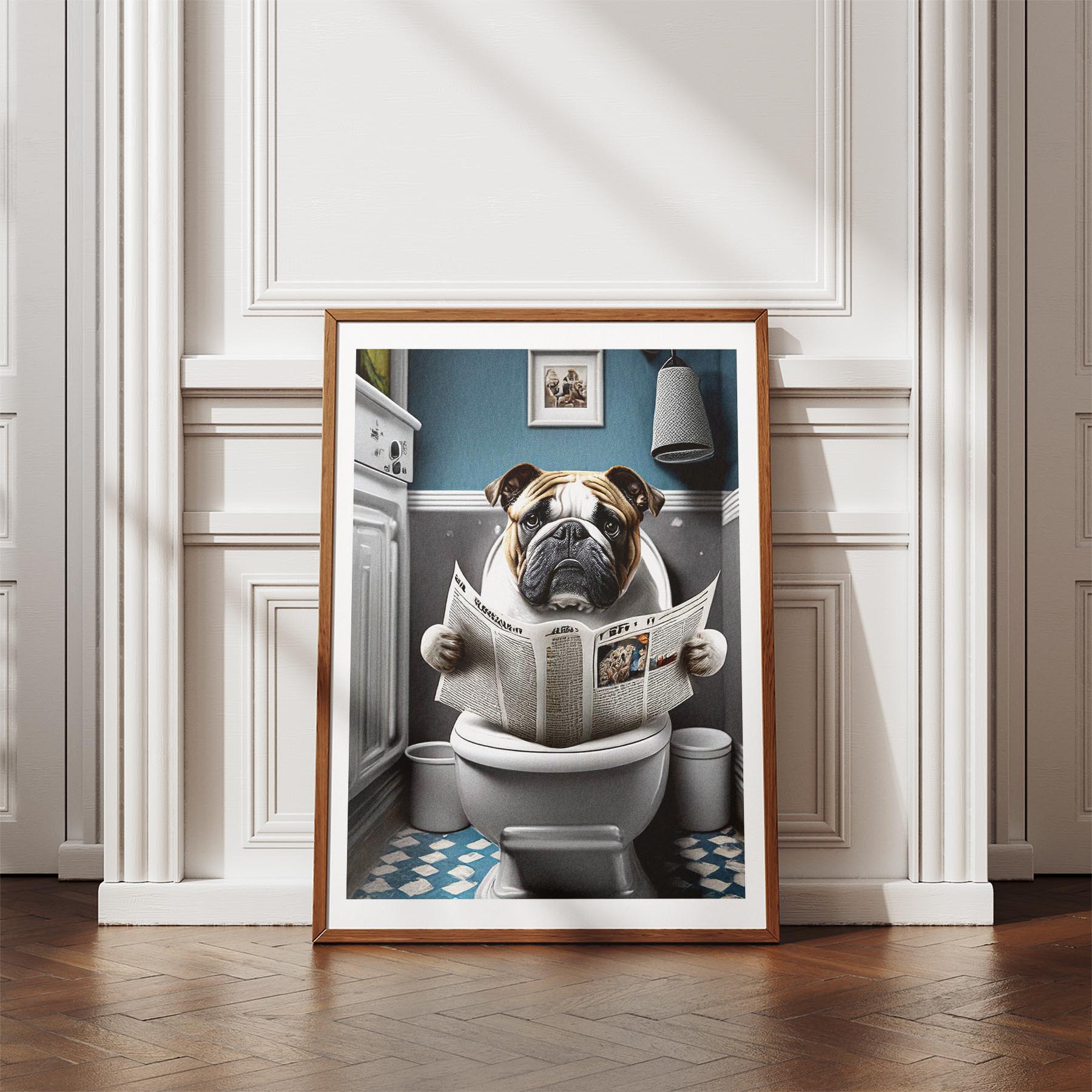 Bulldog Toilet Humour Dog Series 9 image 4