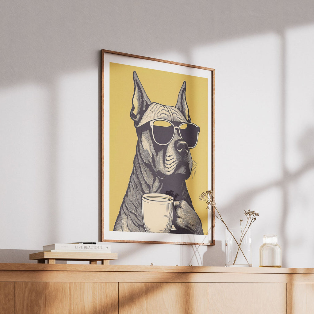 Dogue De Bordeaux Chillin Coffee Dog image 6