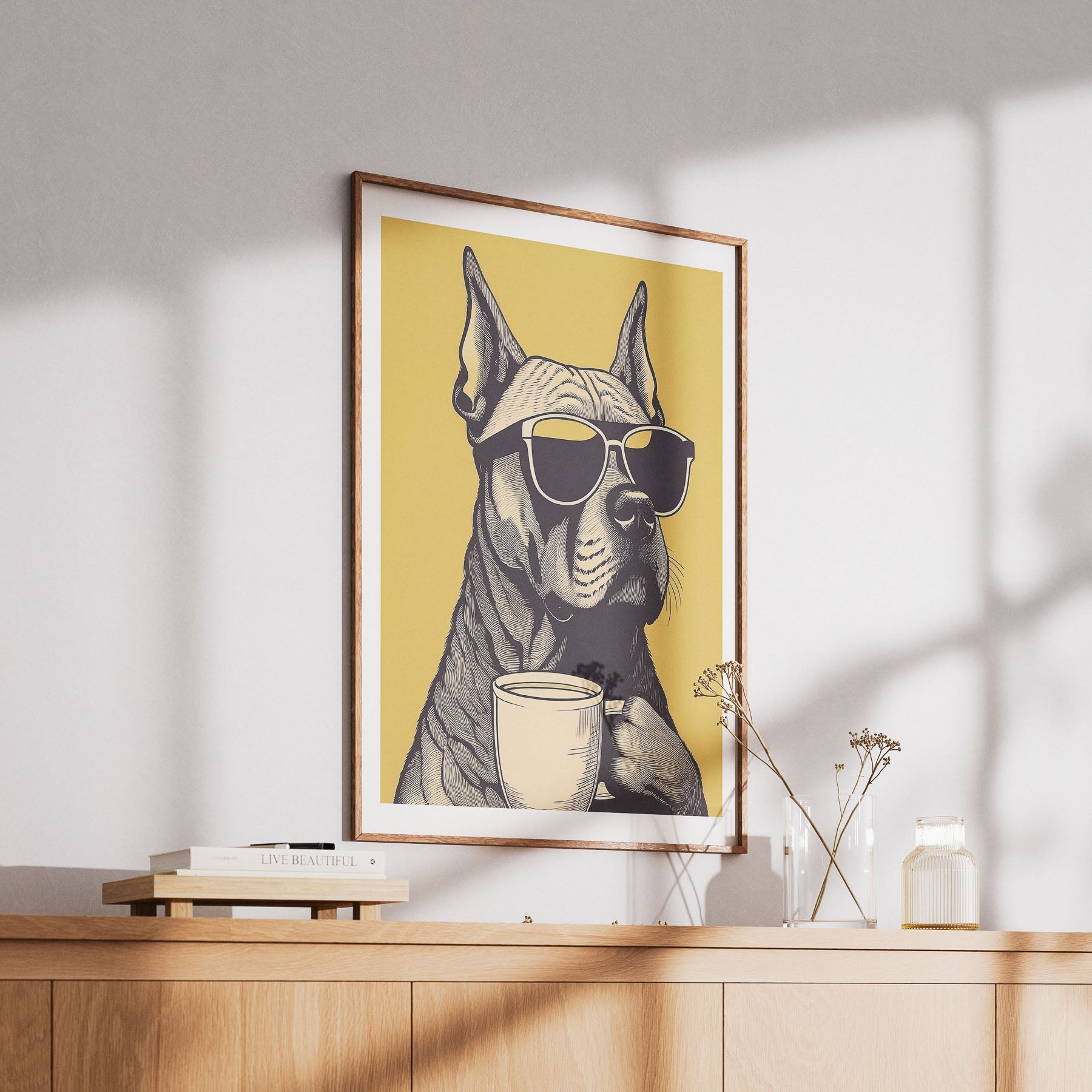 Dogue De Bordeaux Chillin Coffee Dog image 6