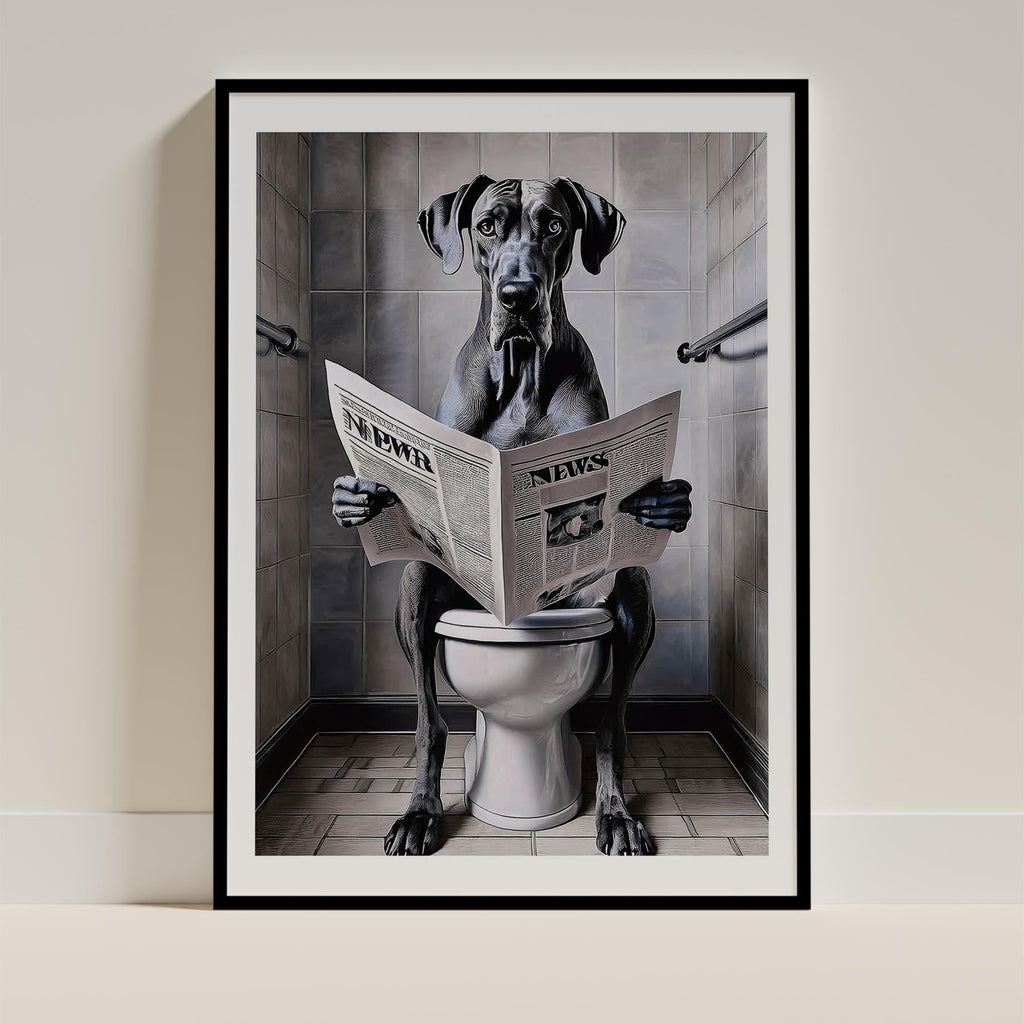 Great Dane Toilet Humour Dog Series 1 image 0