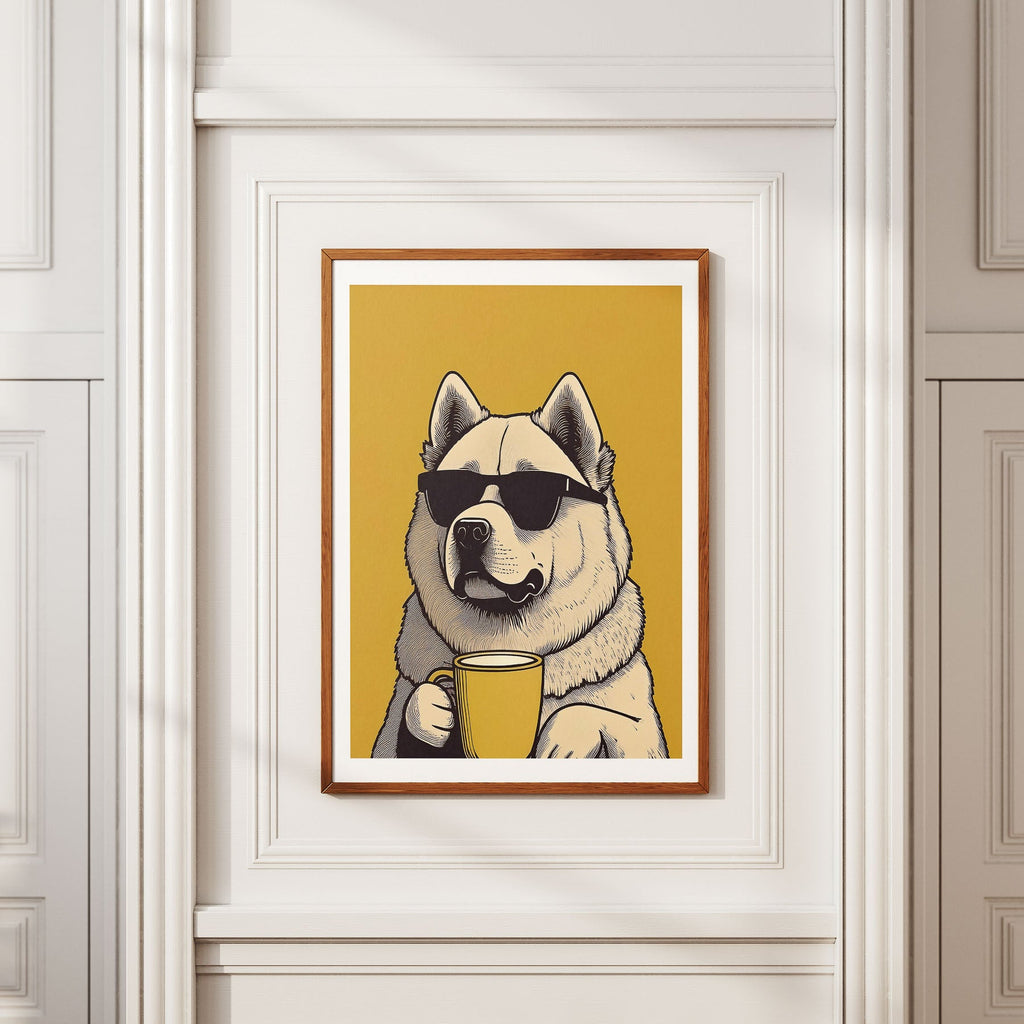 Chow Chow Chillin Coffee Dog image 2