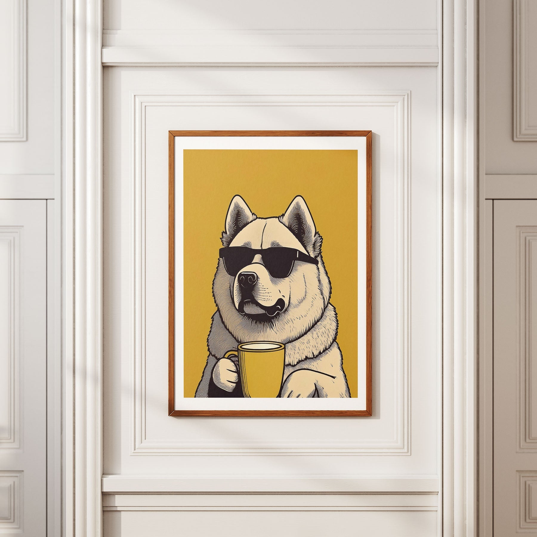 Chow Chow Chillin Coffee Dog image 2