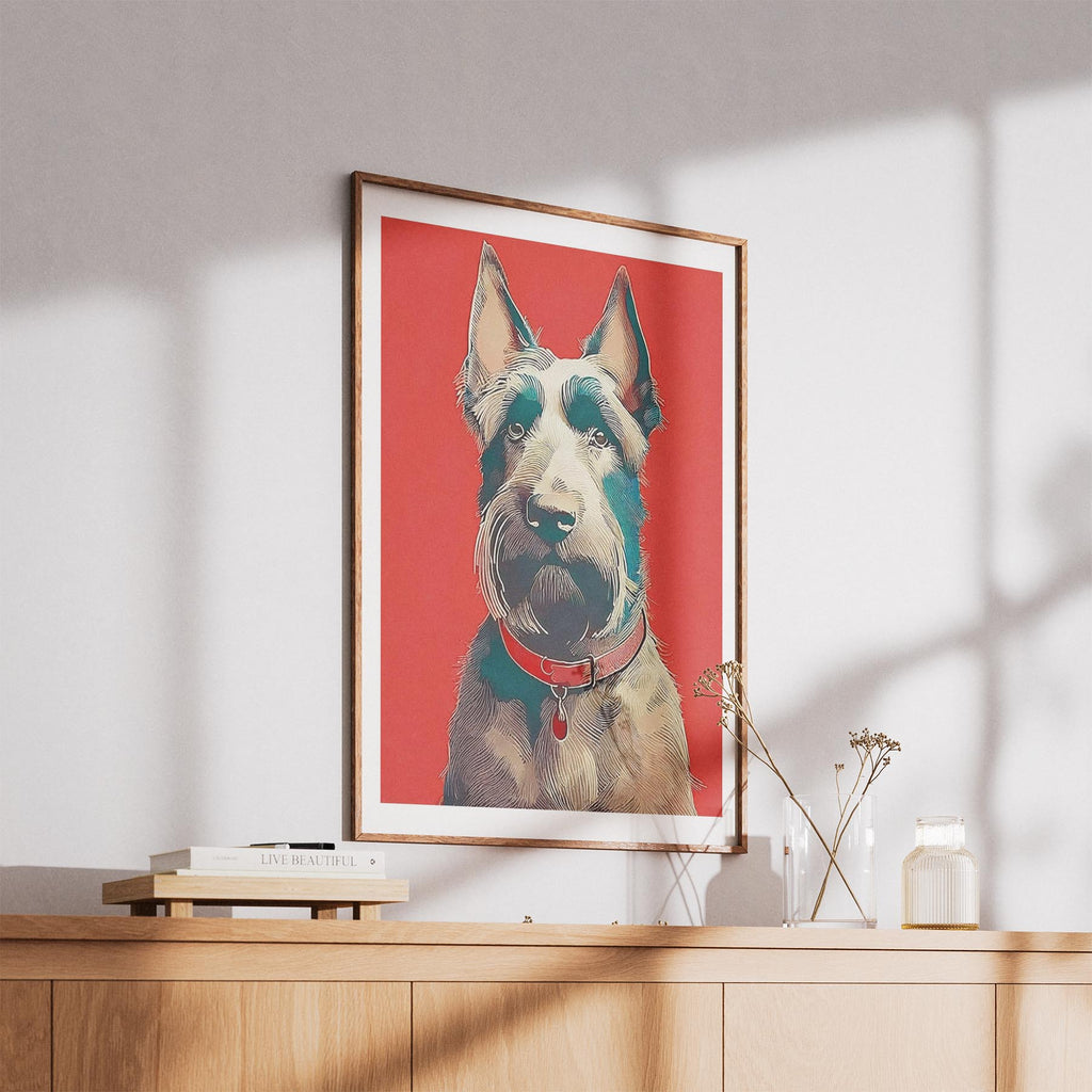 Black Russian Terrier Red Dog Series image 5