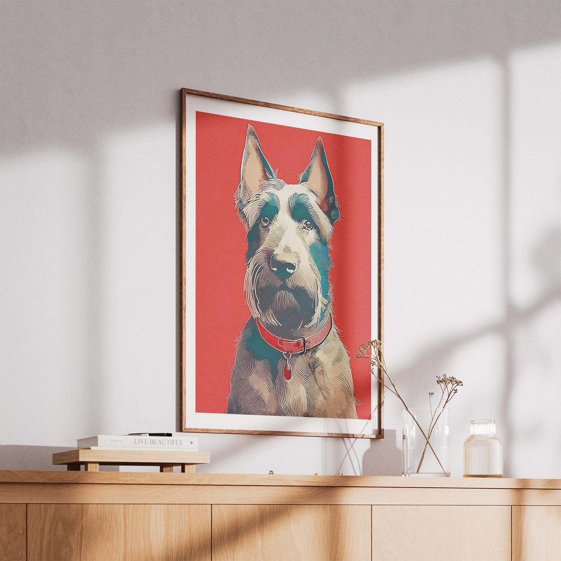 Black Russian Terrier Red Dog Series image 5