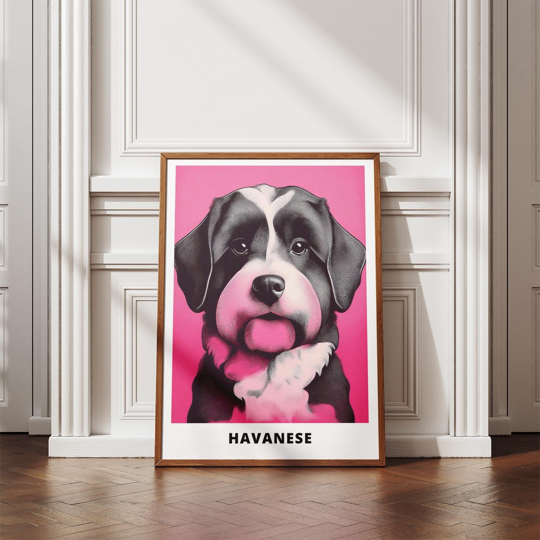 Havanese Pink and Black Dog Series 1 image 4