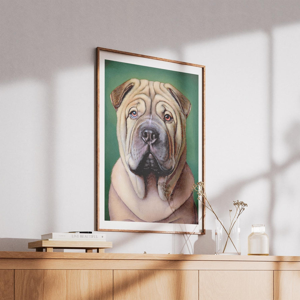 Shar Pei Green Painted Series image 5