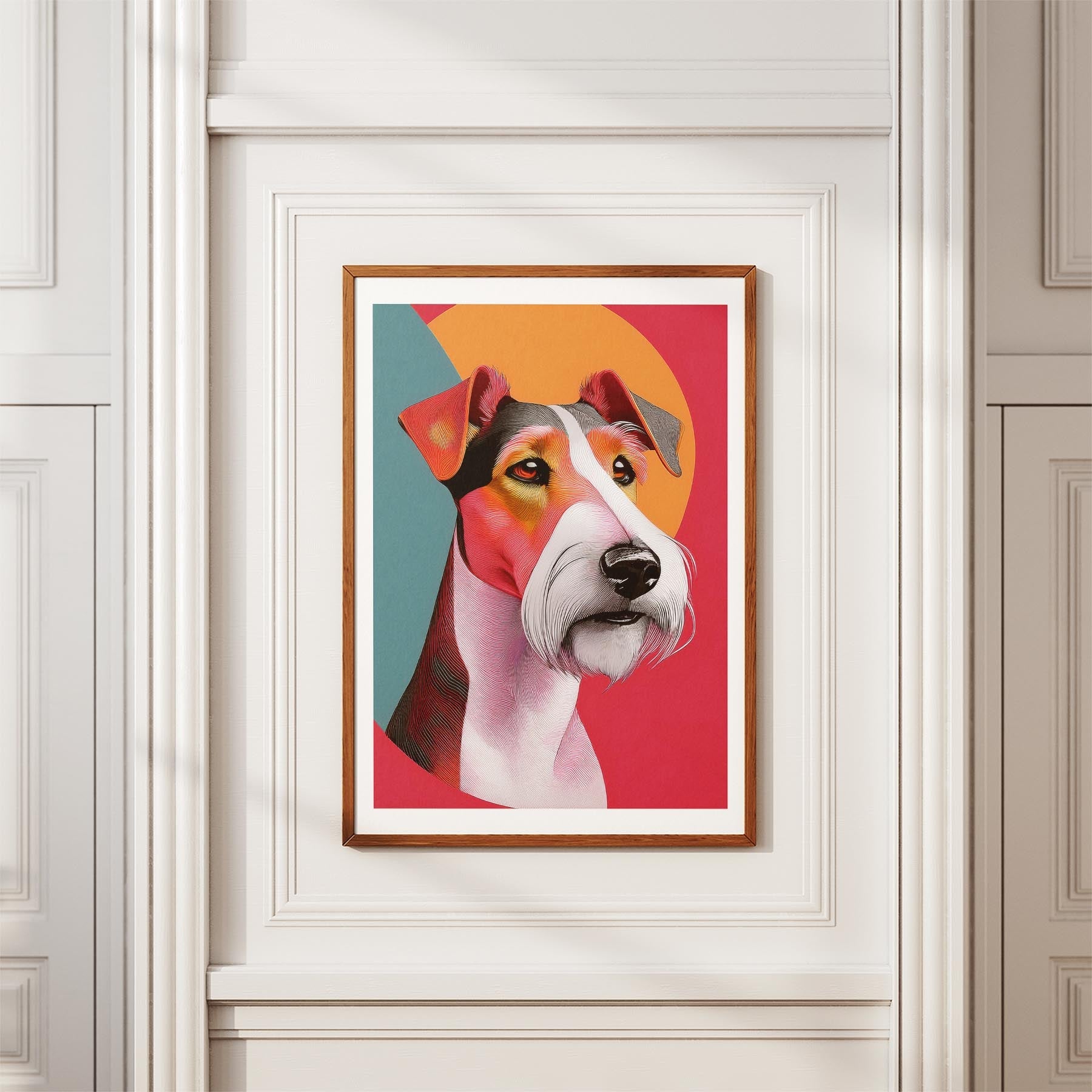 Fox Terrier Modern Pop Dog Series image 3