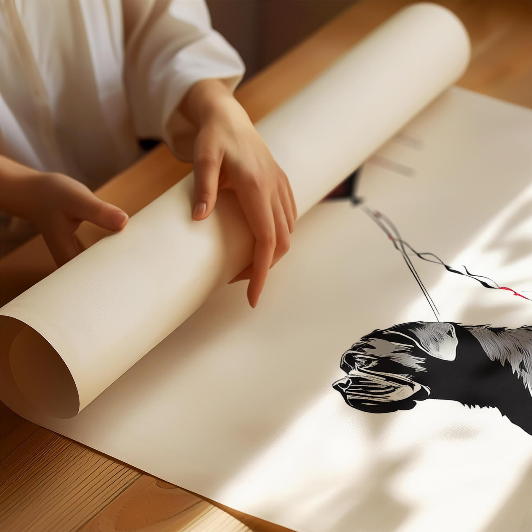 Mastiff DOGSY Series inspired by the Art of Banksy image 1