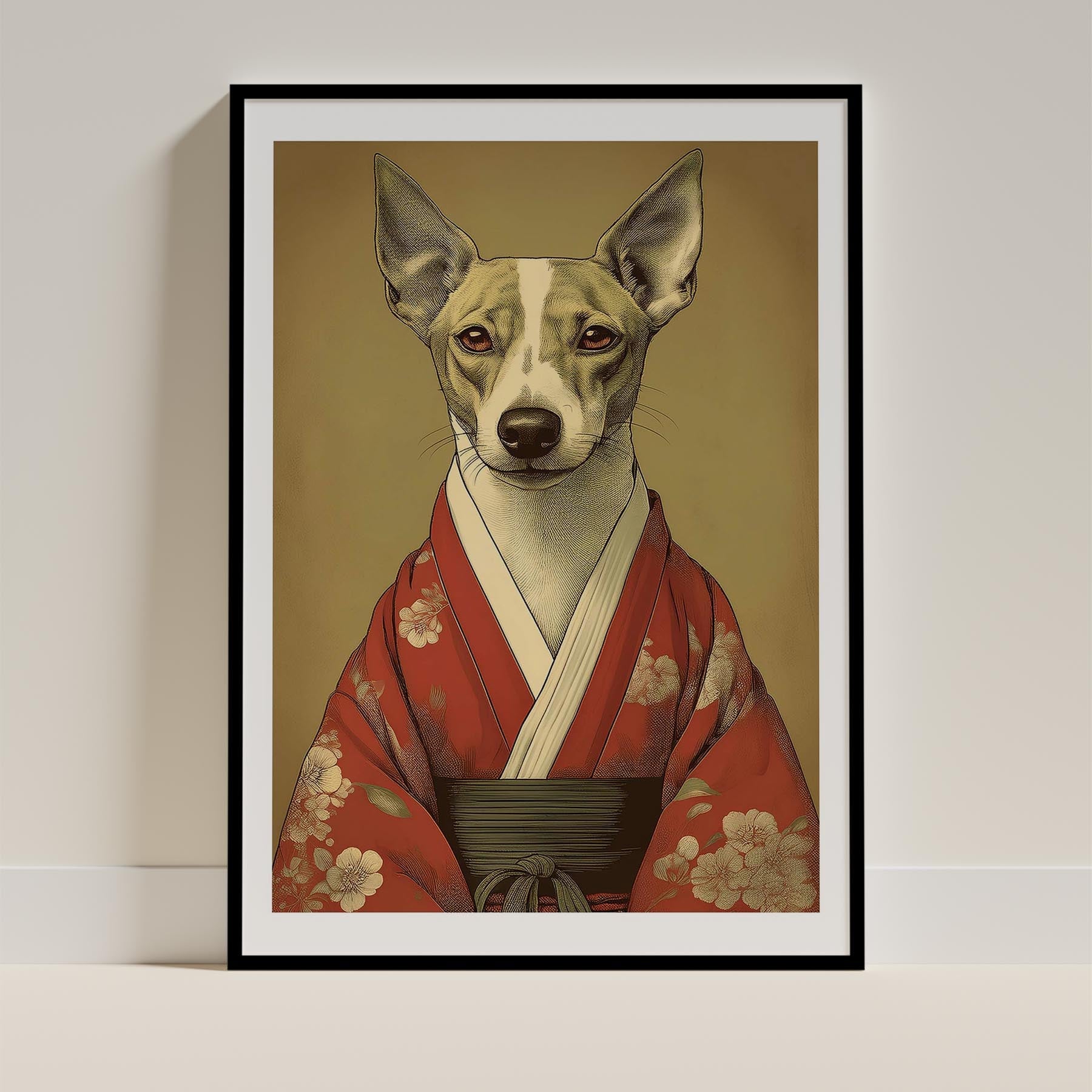 Fox Terrier Japanse Kimono Dog Series image 0