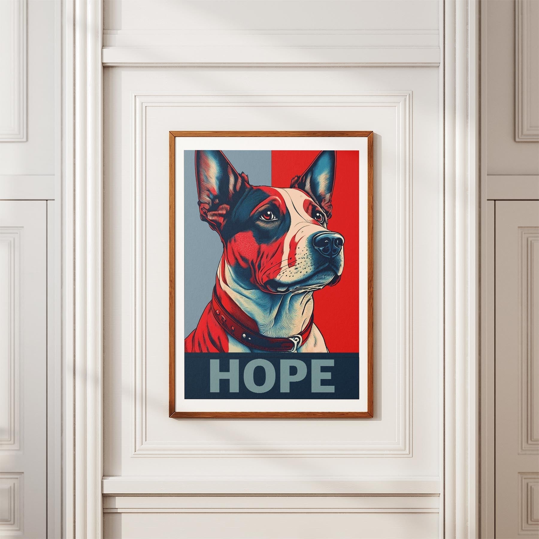 Cattle Dog HOPE Series Inspired by the Obama Poster image 3