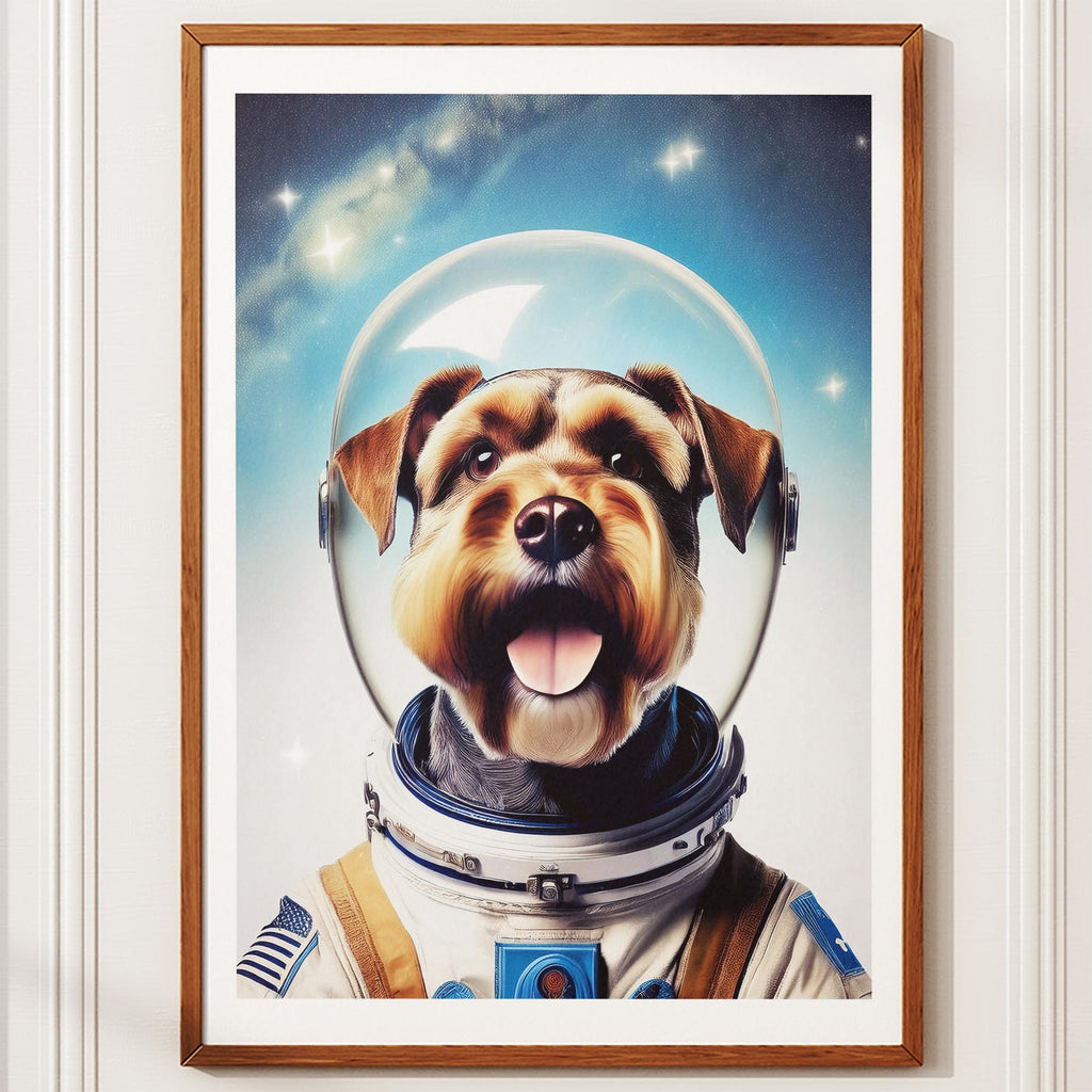 Schnauzer Astronaut Dog Series image 10