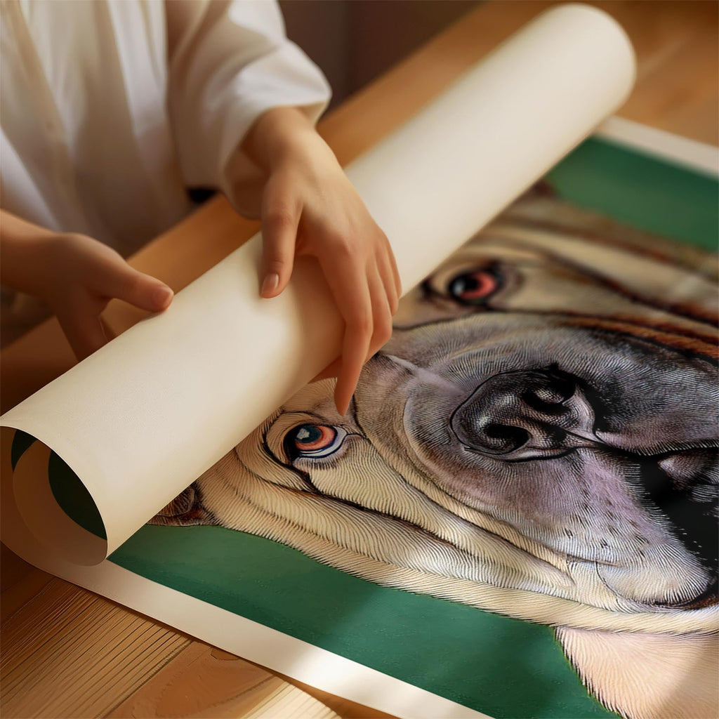 Shar Pei Green Painted Series image 1