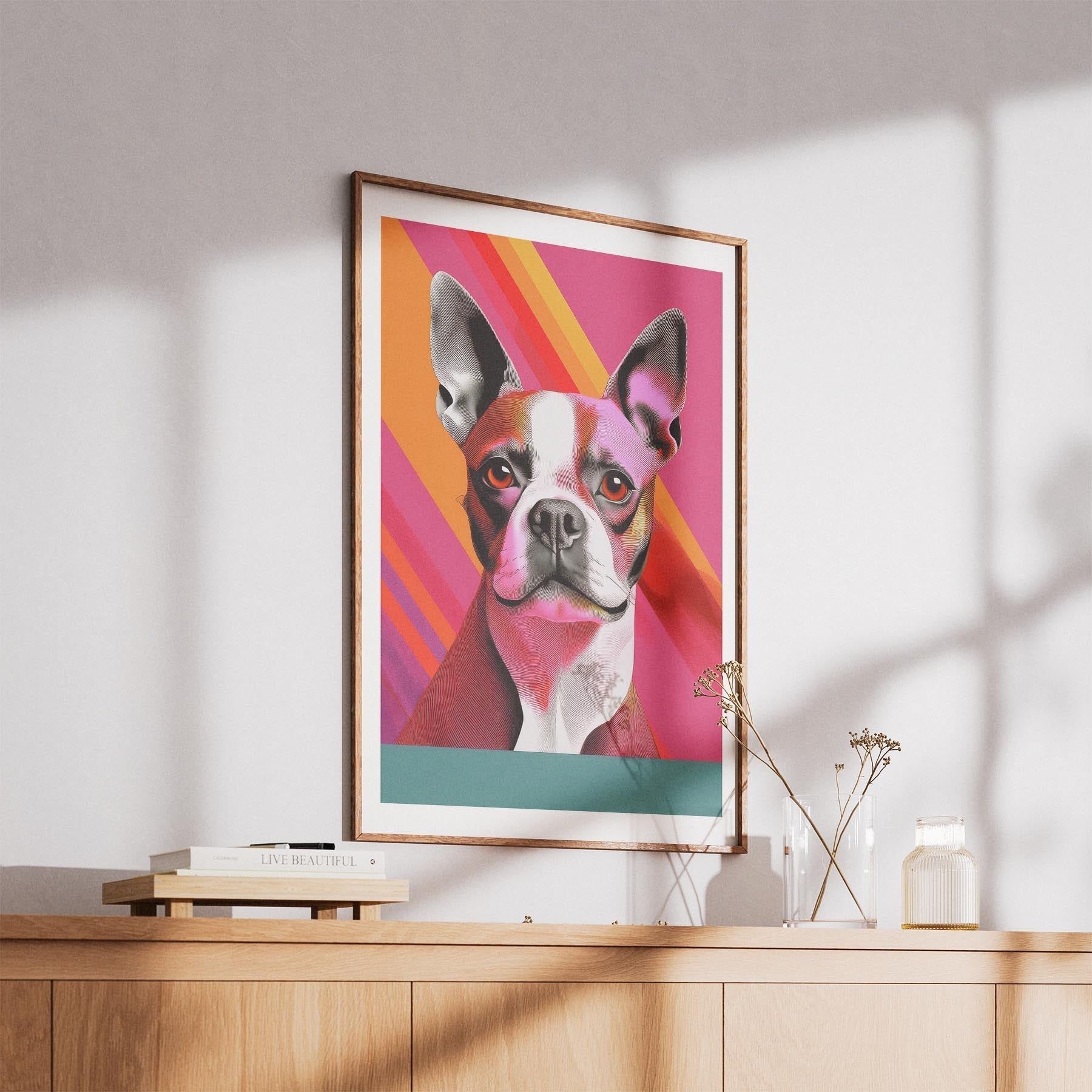 Boston Terrier Modern Pop Dog Series image 5