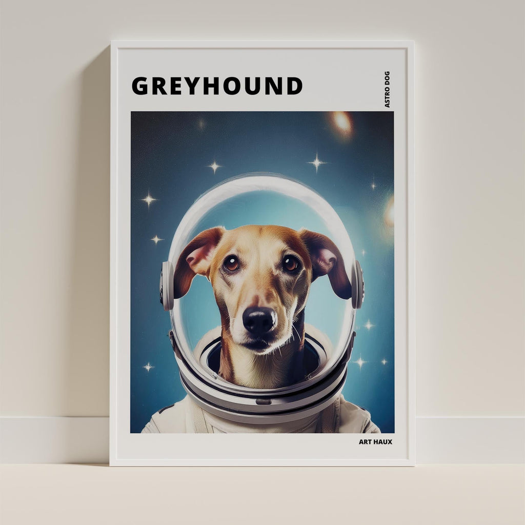 Greyhound Astronaut Dog Series with Text Astro Dog image 9