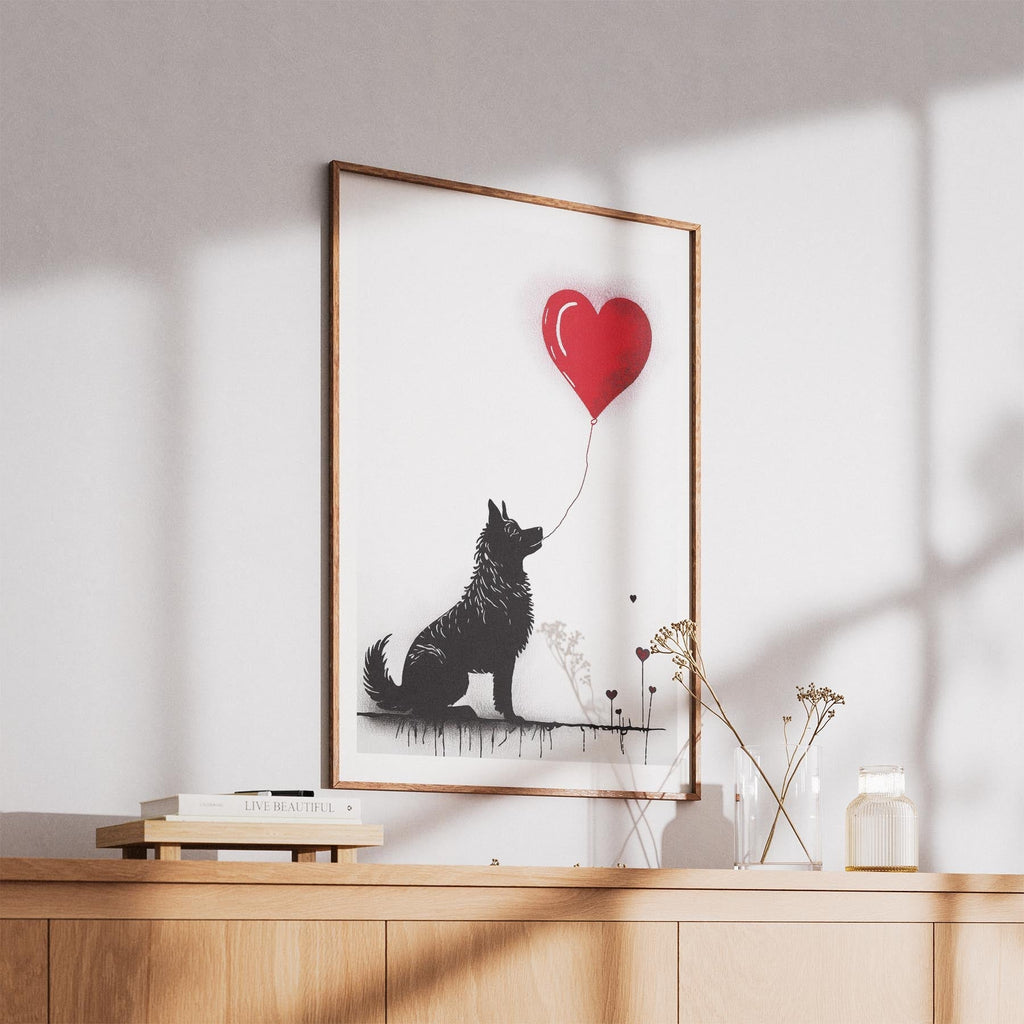 German Spitz DOGSY Series inspired by the Art of Banksy image 5