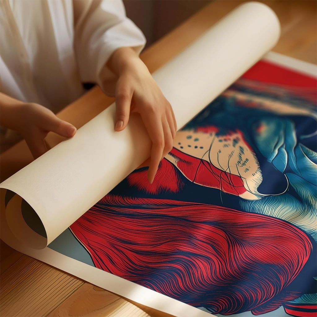 Cavalier Spaniel LOVE Series Inspired by the Obama Poster image 1