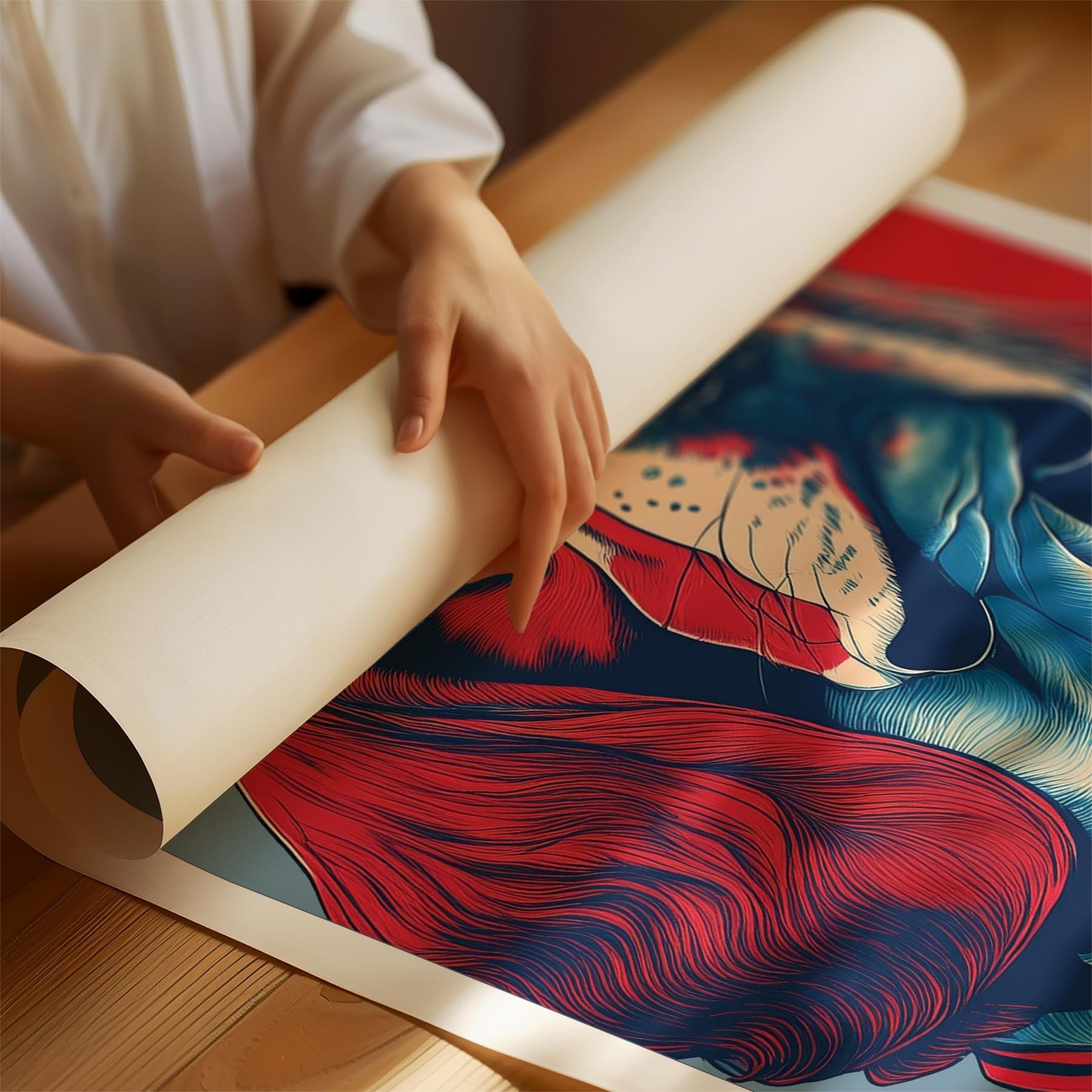 Cavalier Spaniel LOVE Series Inspired by the Obama Poster image 1