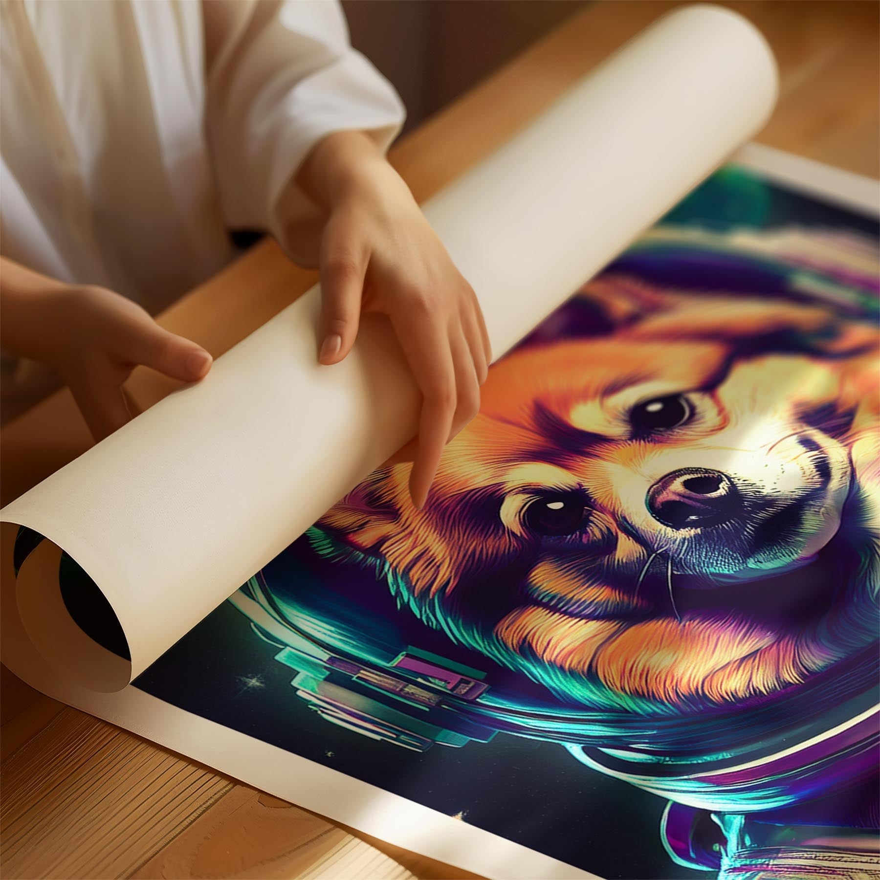 Pomeranian Space Dogs Series image 1