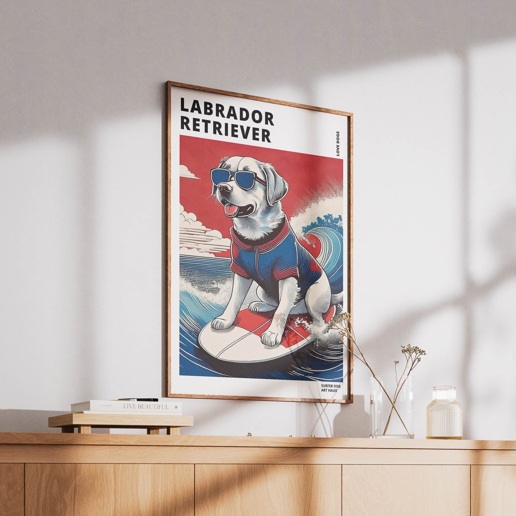 Labrador Retreiver Hokosai Surfer Dogs 2 image 6