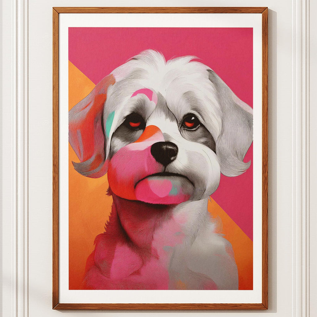 Maltese Modern Pop Dog Series image 10