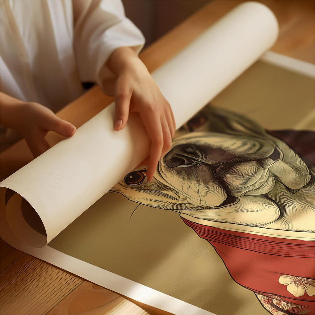 French Bulldog Japanse Kimono Dog Series image 1