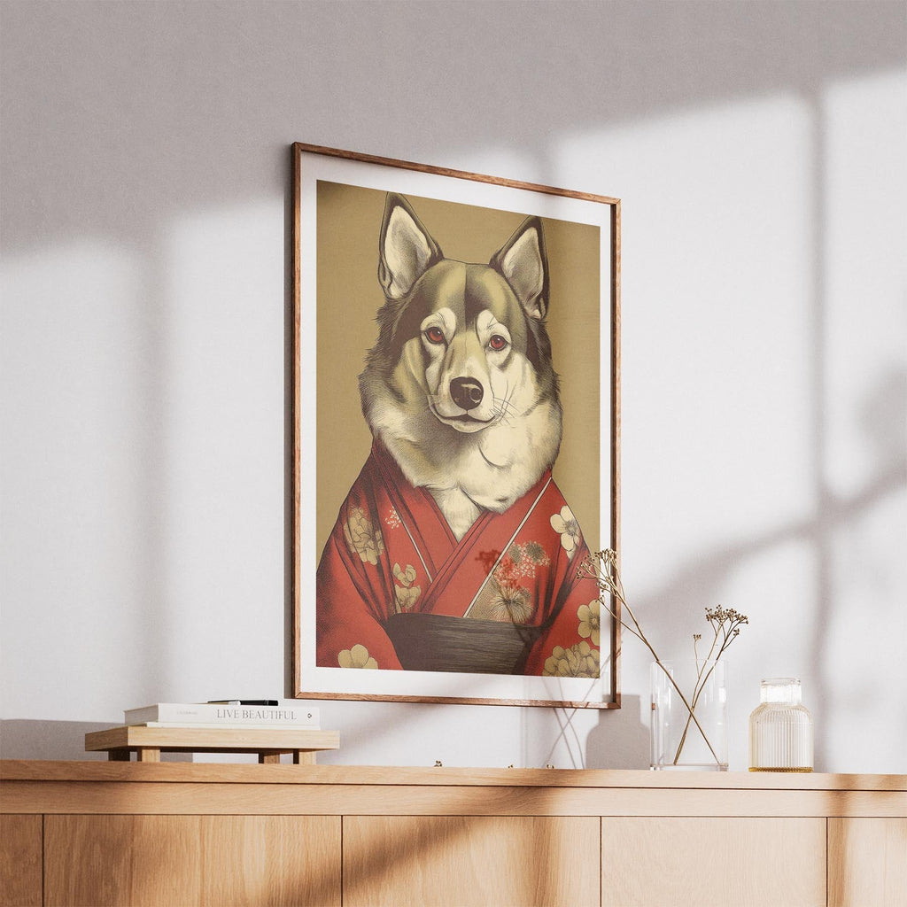 Finnish Lapphund Japanse Kimono Dog Series image 5