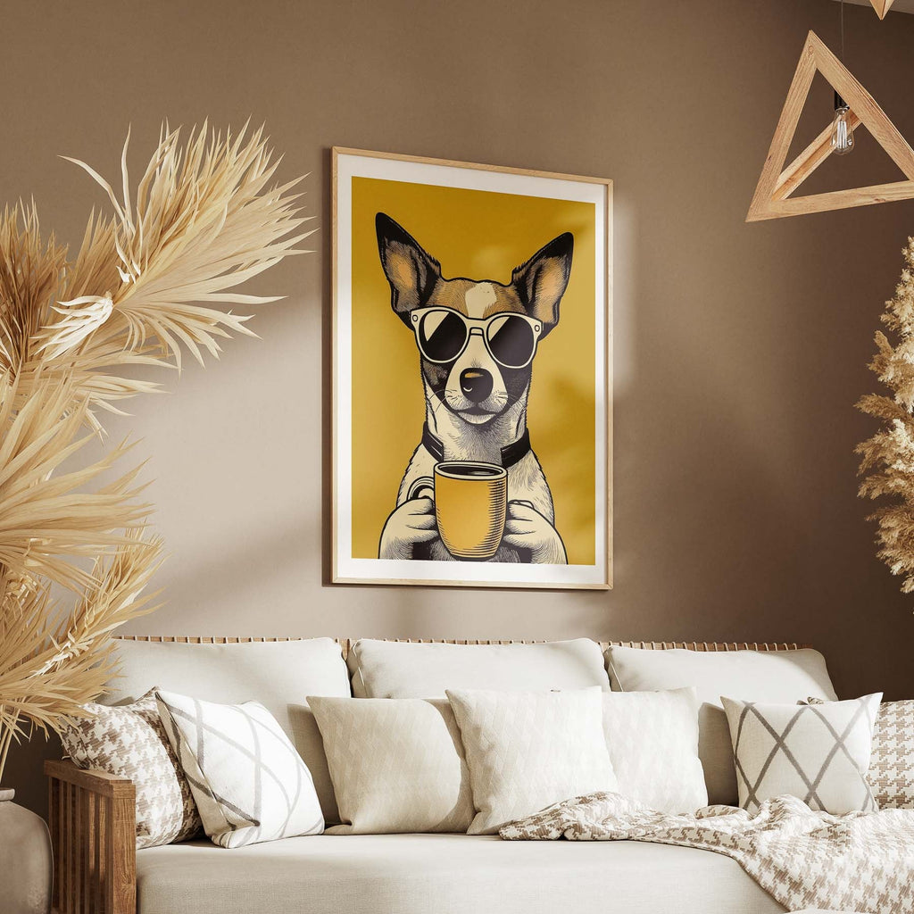 Jack Russell Chillin Coffee Dog image 5