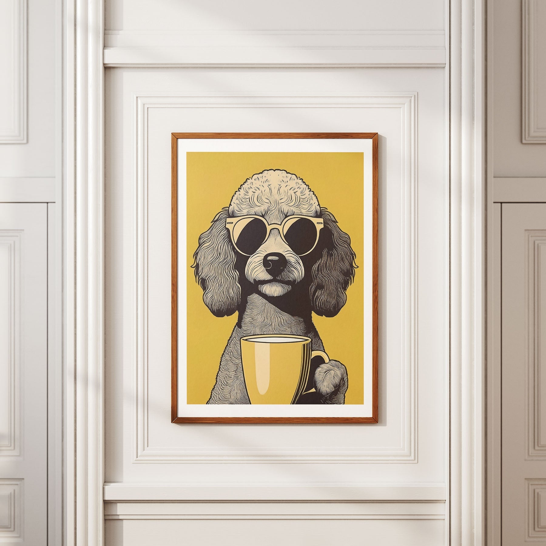 Poodle Chillin Coffee Dog image 2