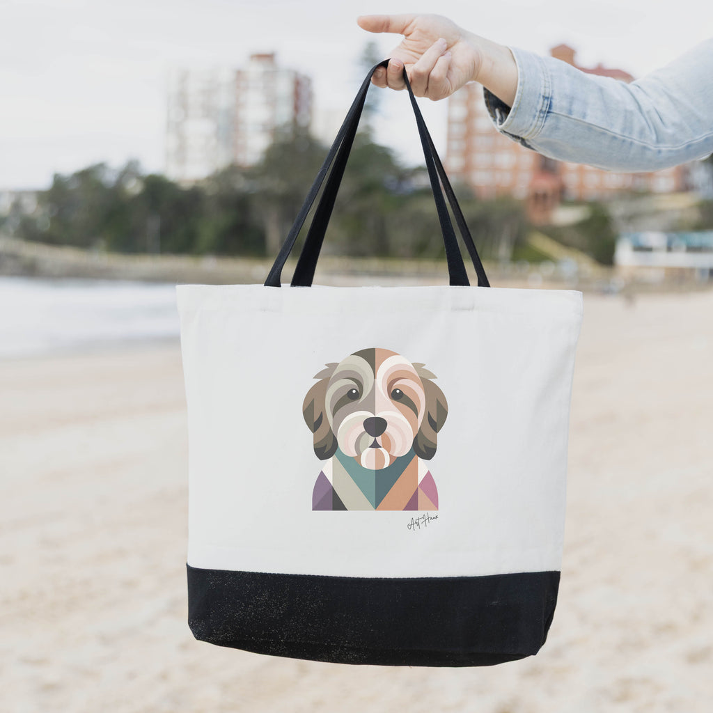 Labradoodle Vintage Chic Graphic Bag image 1