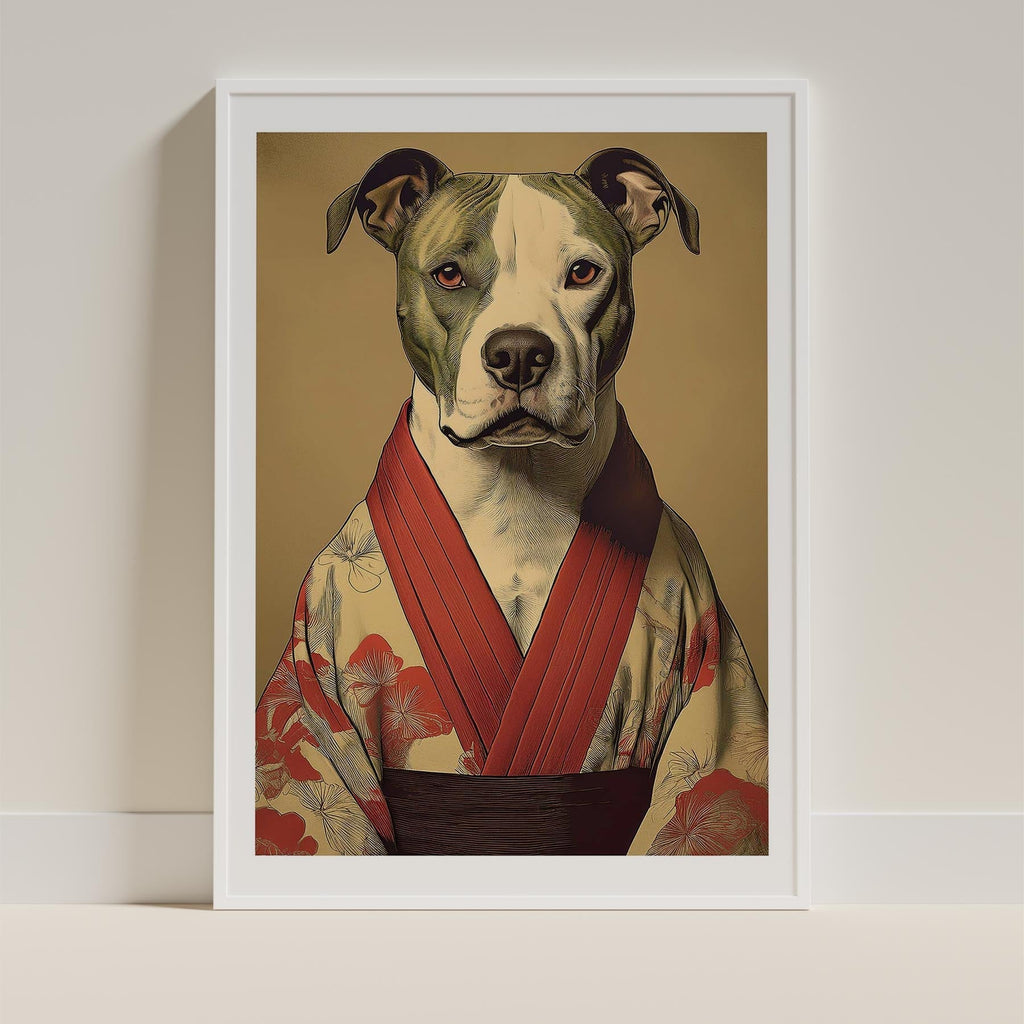 American Pitbull Terrier Japanse Kimono Dog Series image 9