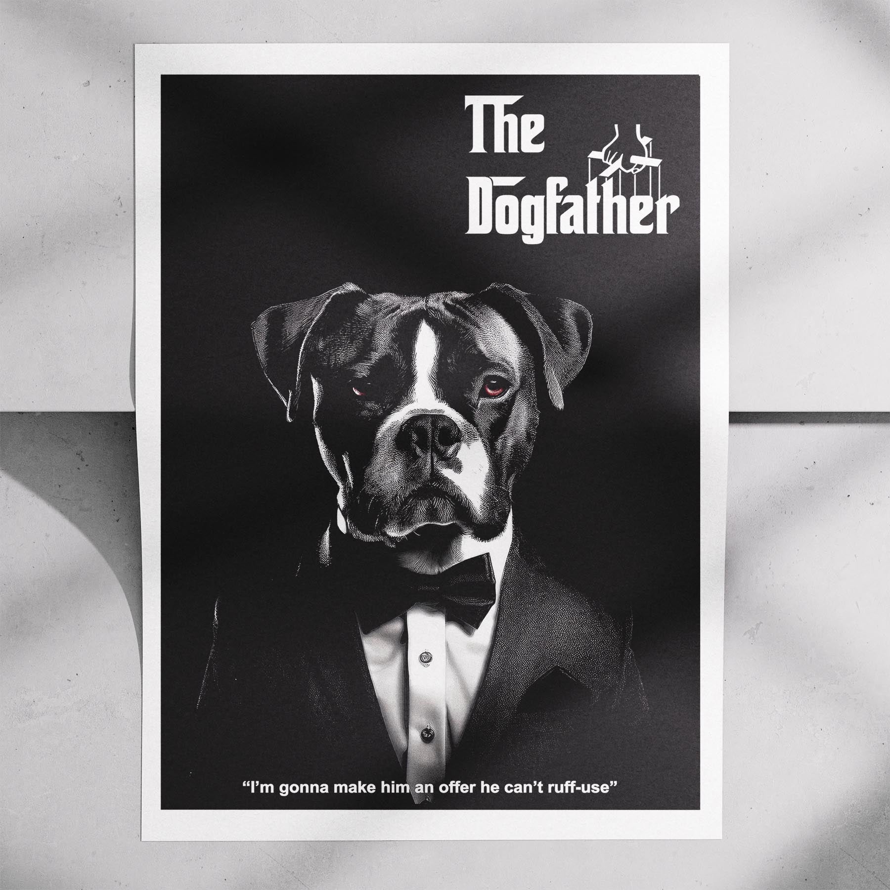 Boxer Mafia Dog Series image 7