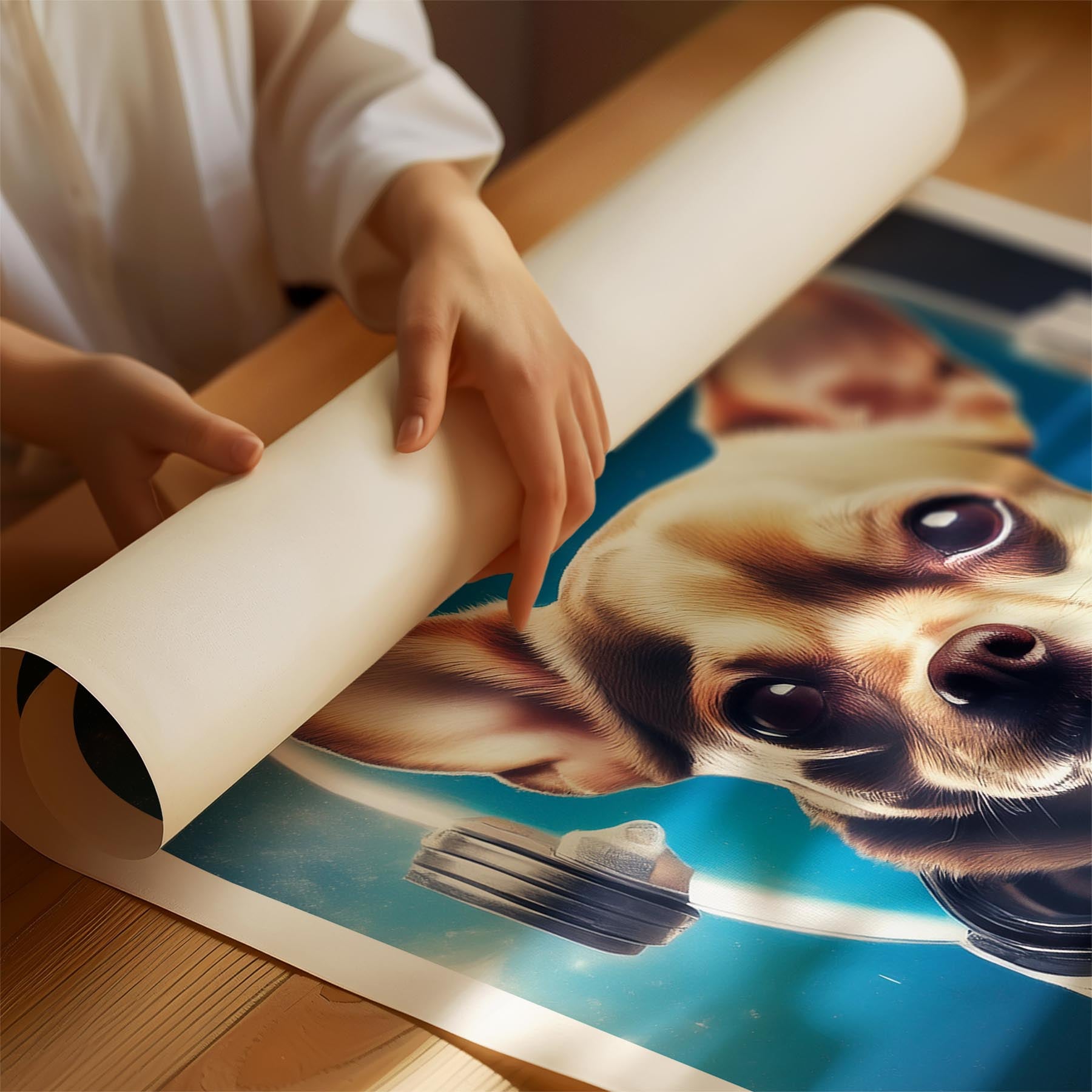 Chihuahua Astronaut Dog Series image 1