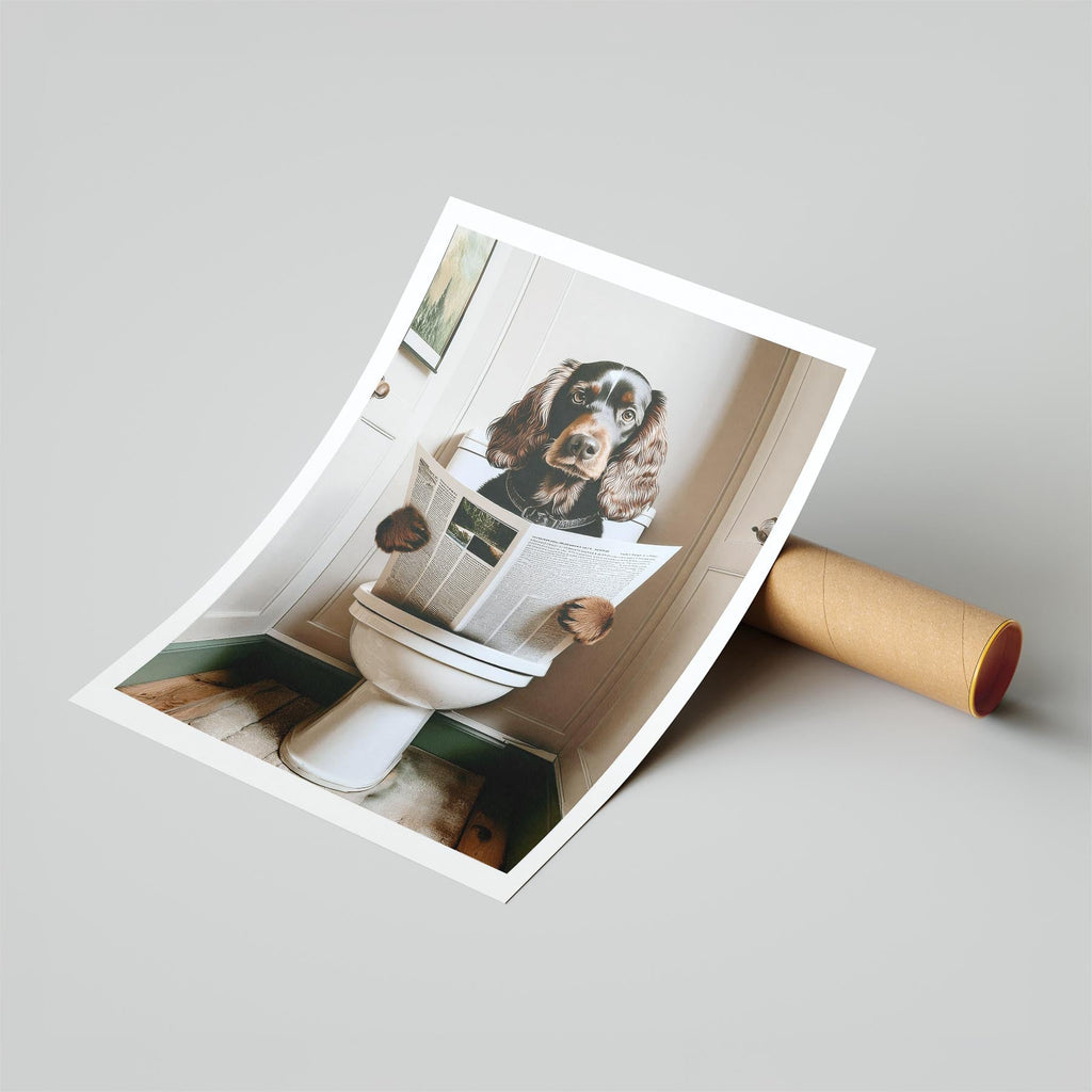 Cocker Spaniel Toilet Humour Dog Series 2 image 6