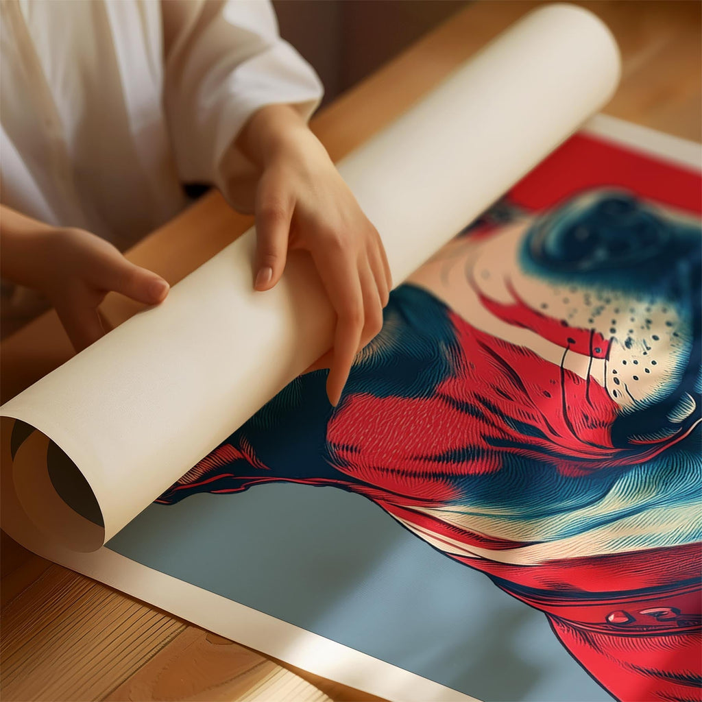 Cattle Dog HOPE Series Inspired by the Obama Poster image 1