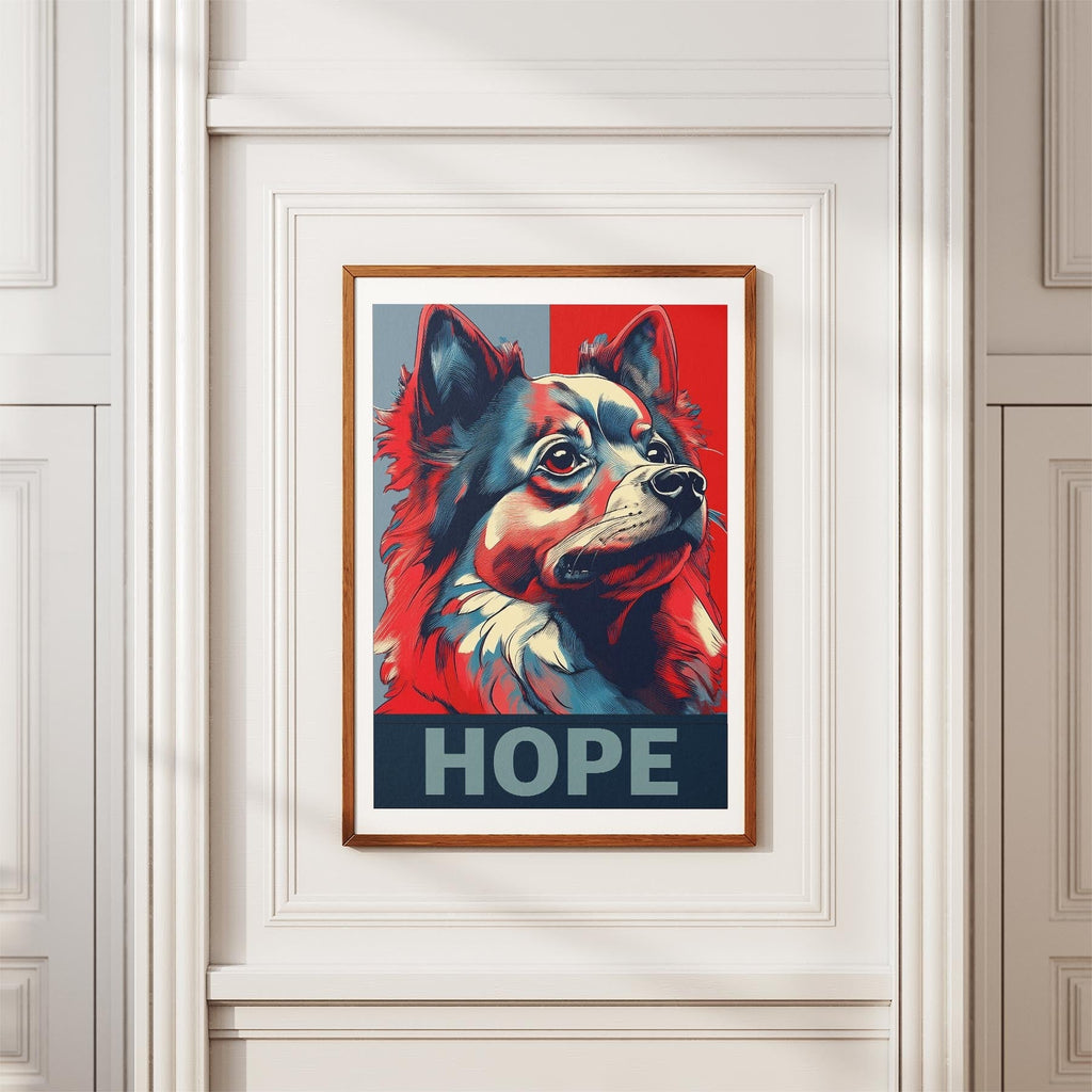 Pomeranian HOPE Series Inspired by the Obama Poster image 3