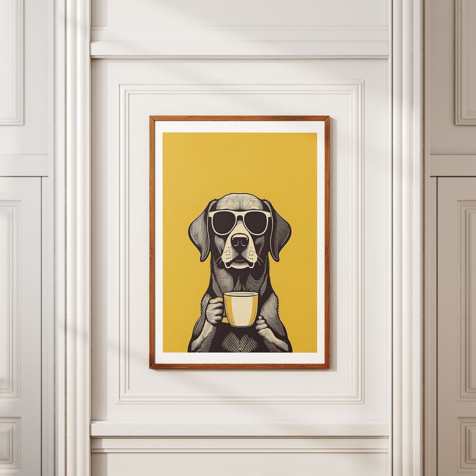 Labrador Retriever 1 Chillin Coffee Dog image 2