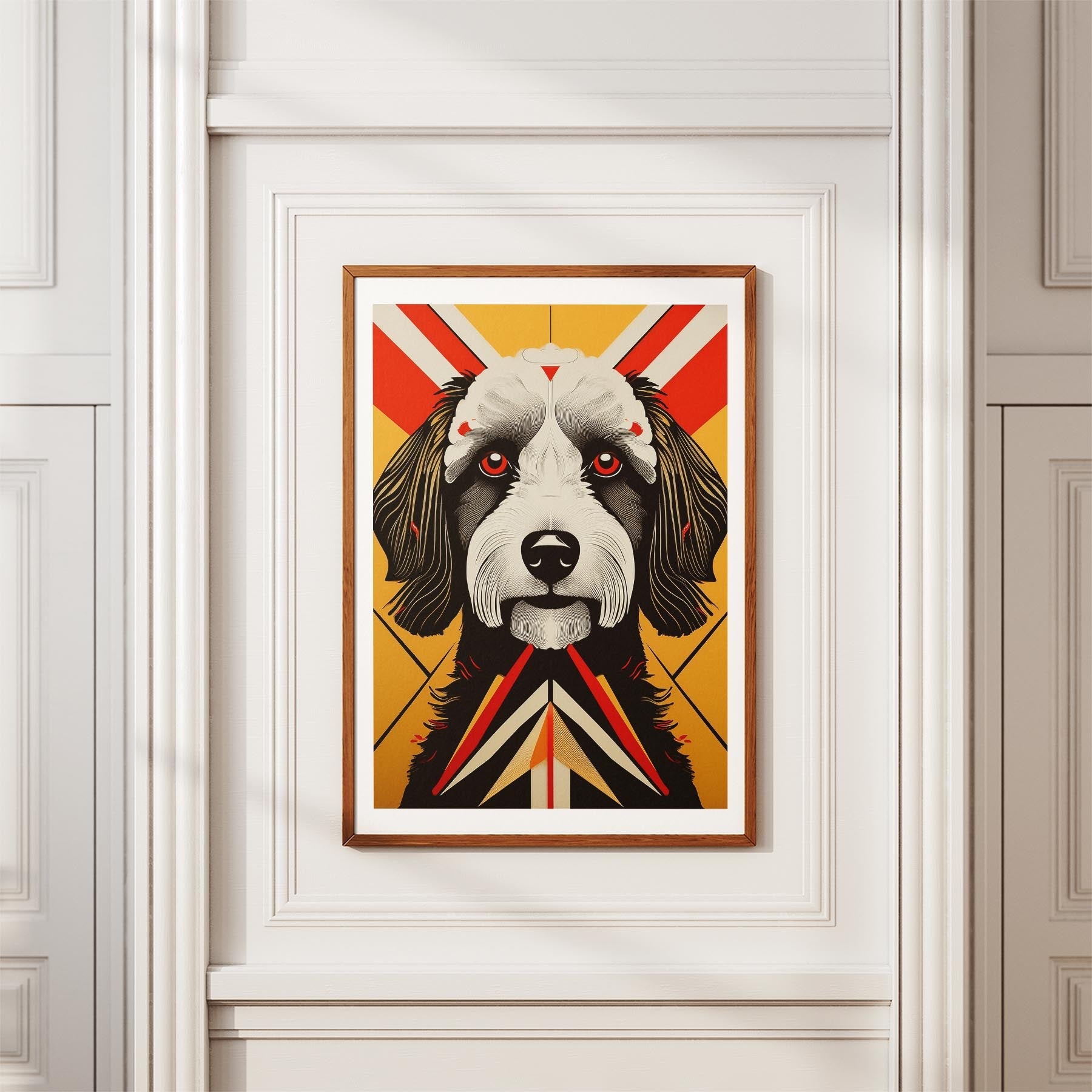 Groodle Geometric Orange Series image 3