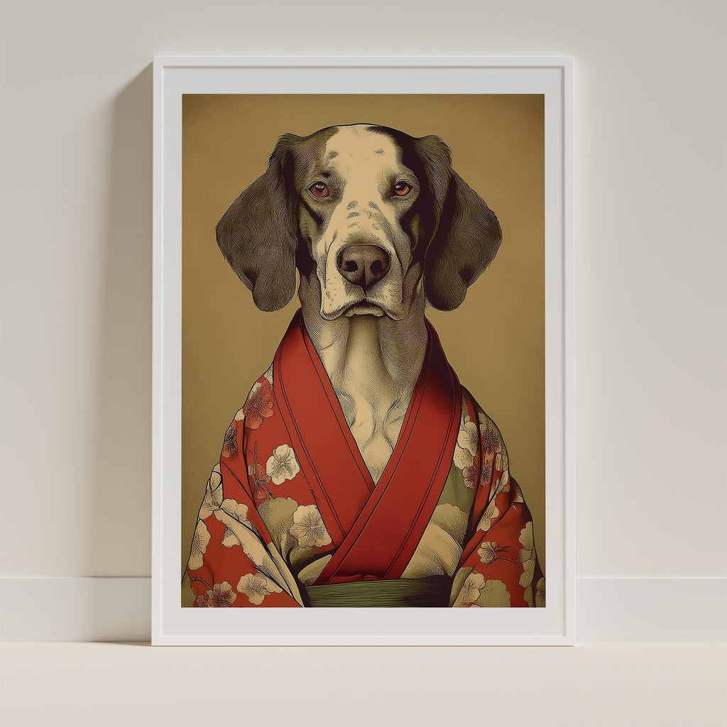 English Setter Japanse Kimono Dog Series image 9