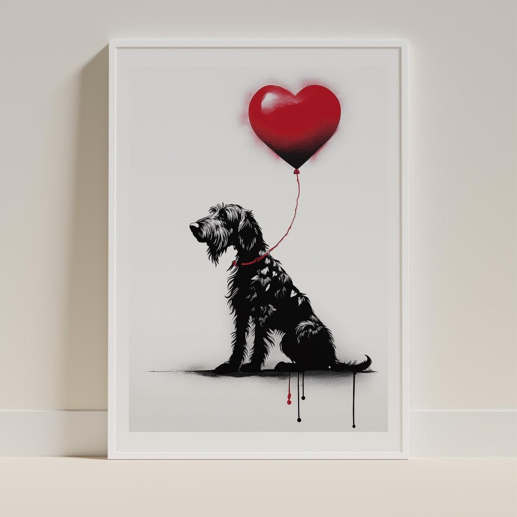 Irish Wolfhound DOGSY Series inspired by the Art of Banksy image 9
