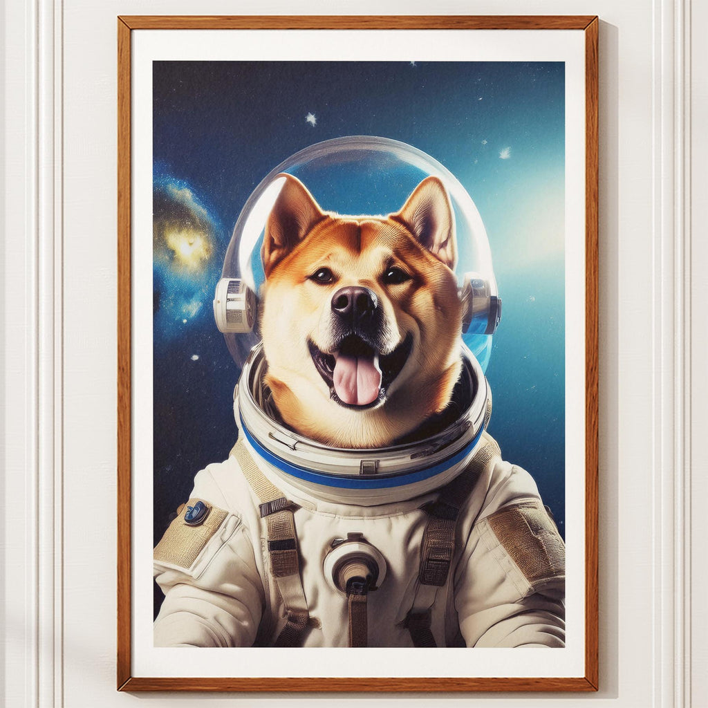 Akita Inu Astronaut Dog Series image 10
