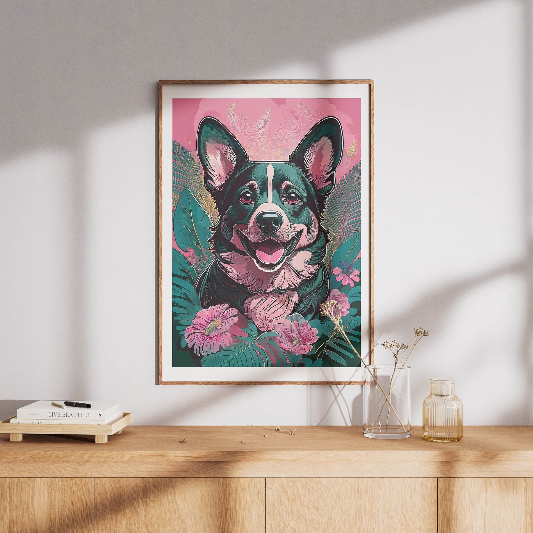 Corgi Flowery Dog image 8