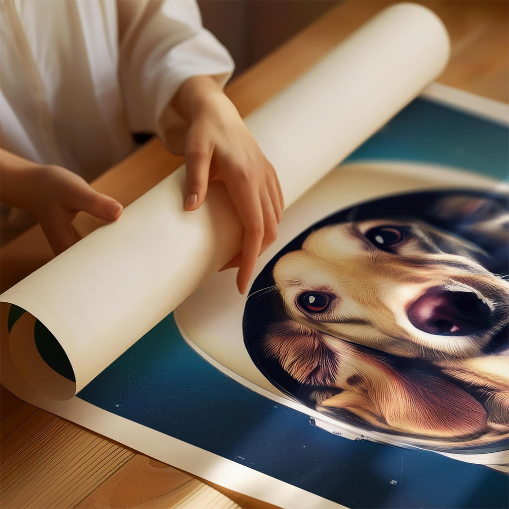 Borzoi Astronaut Dog Series image 1