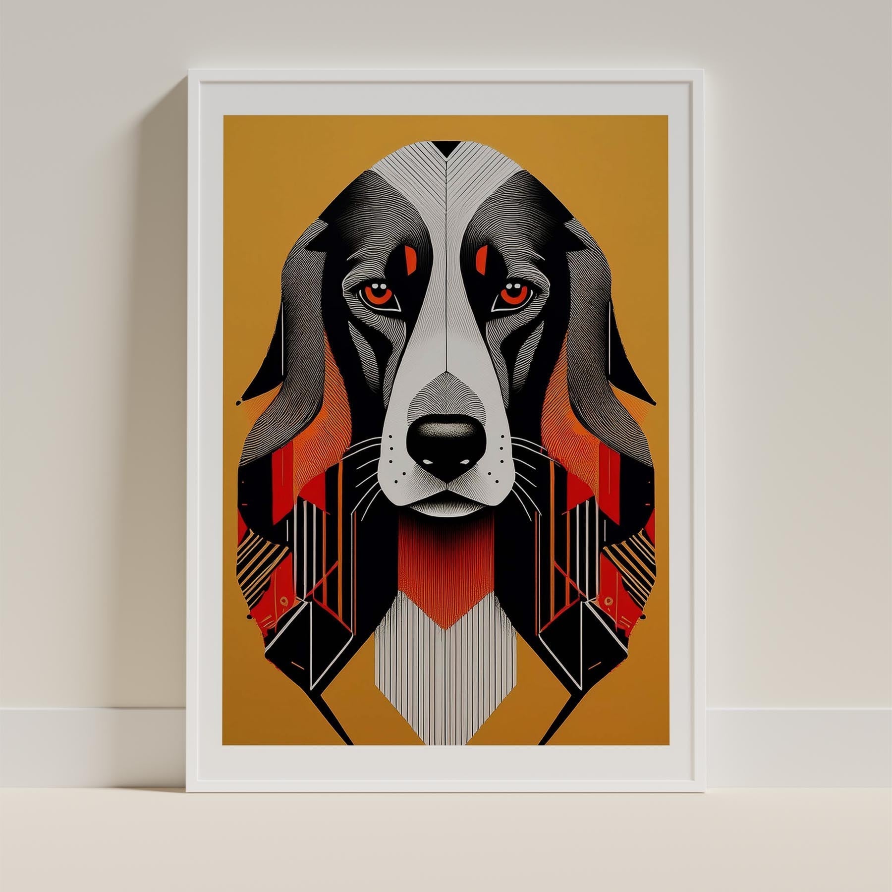 Afghan Geometric Orange Series image 9