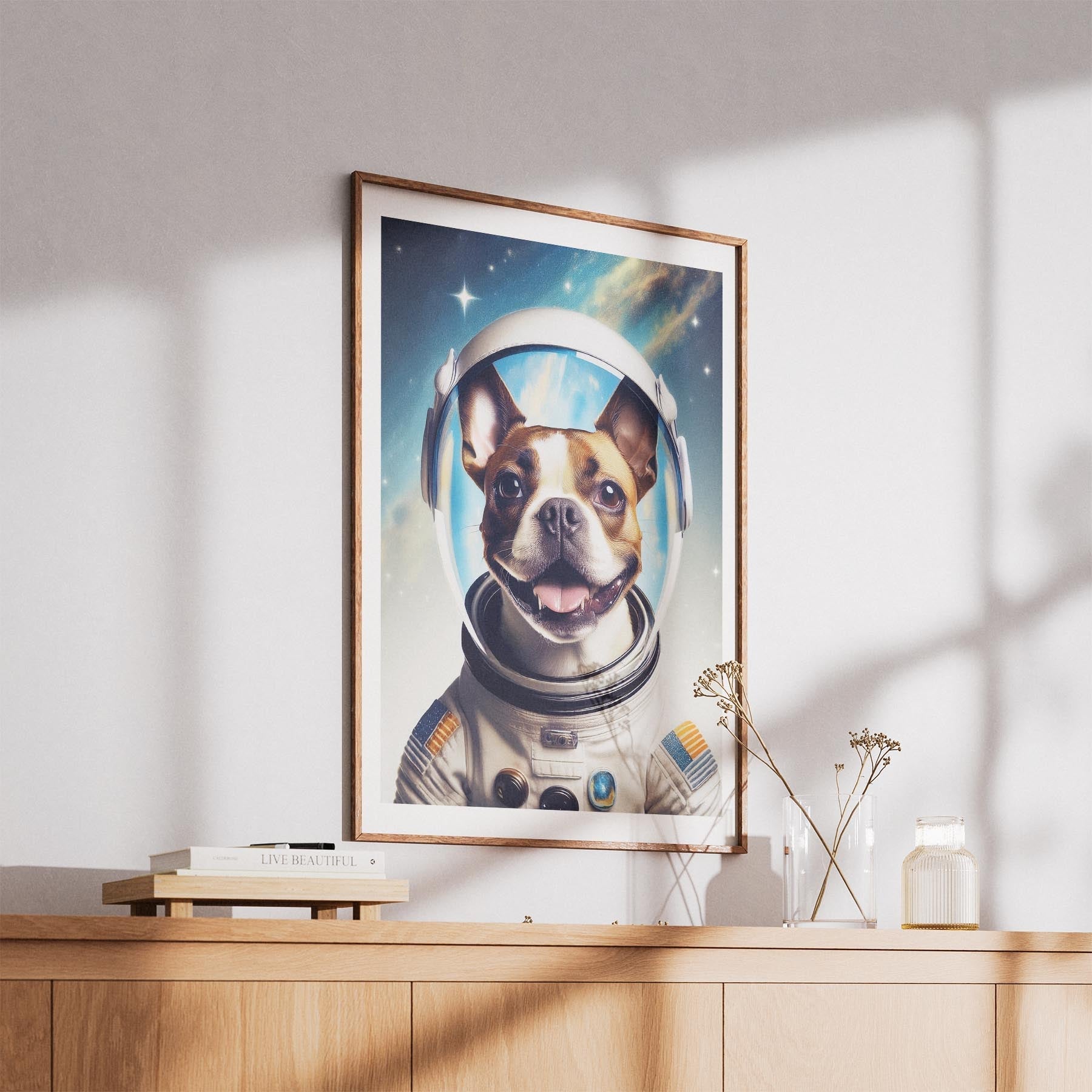 Boston Terrier Astronaut Dog Series image 5