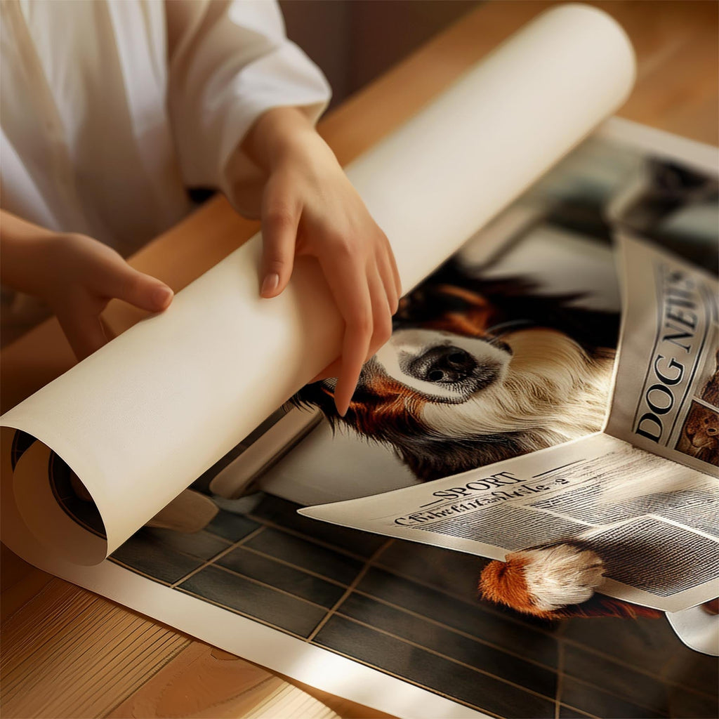 Border Collie Toilet Humour Dog Series image 1