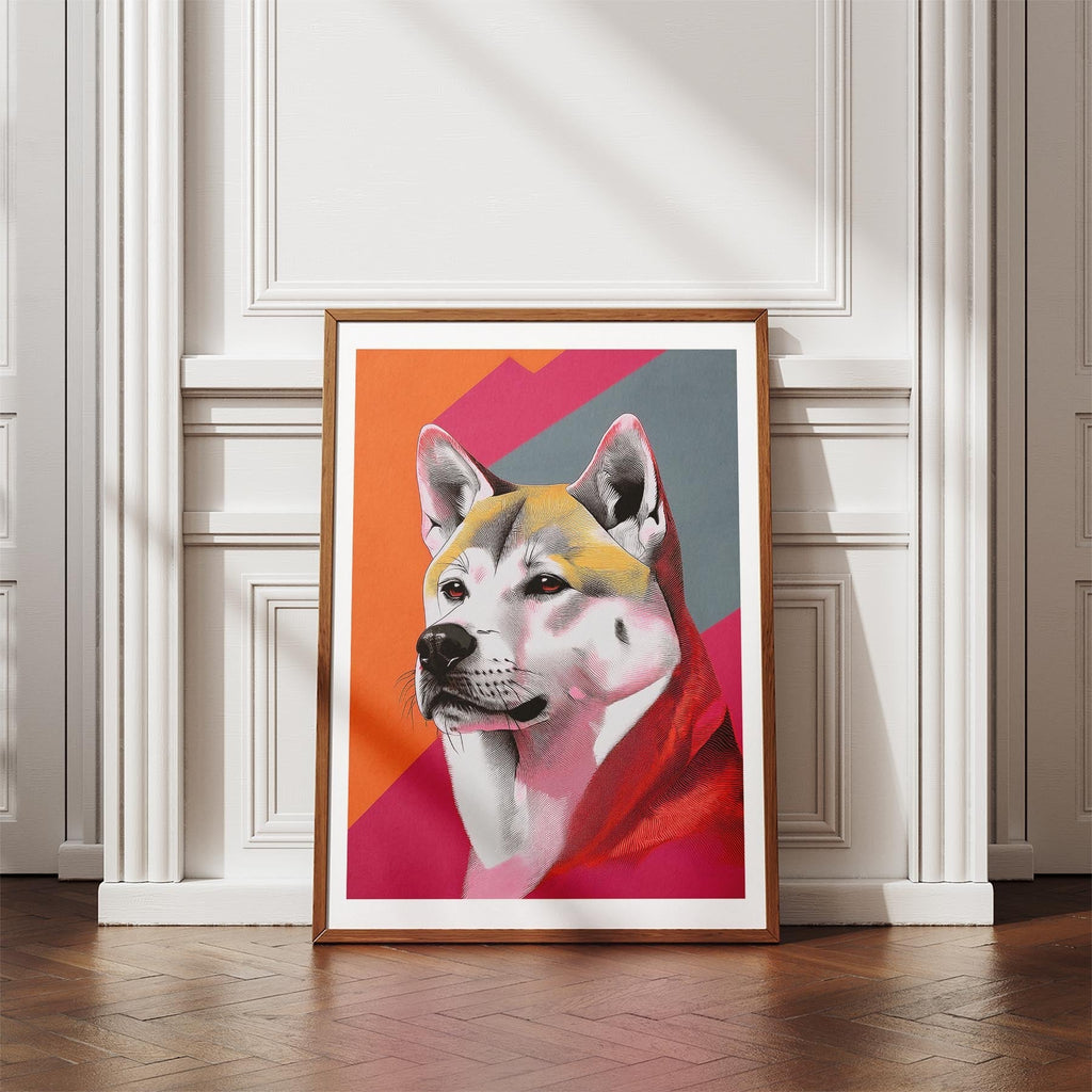 Akita Inu Modern Pop Dog Series image 4