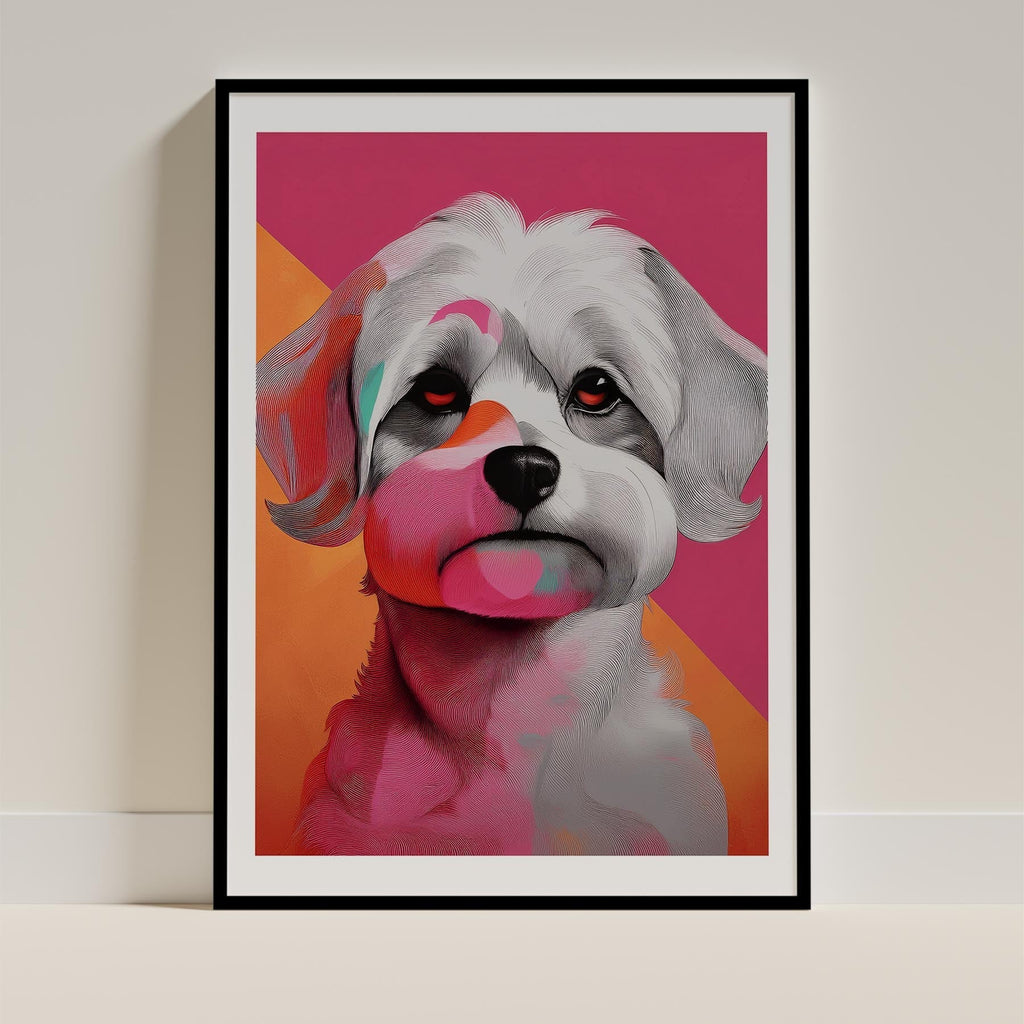 Maltese Modern Pop Dog Series image 0