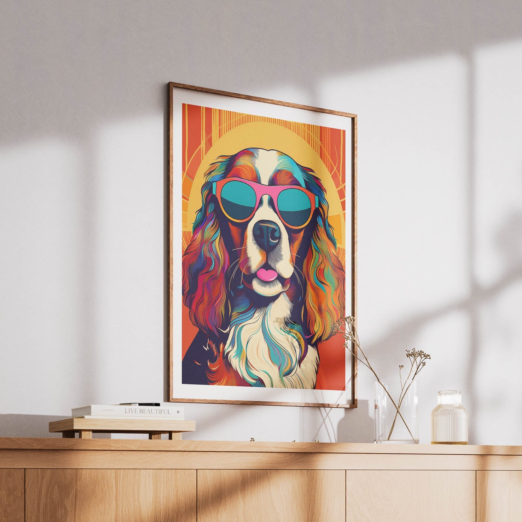 Cavalier King Charles Spaniel In Colourful Sunnies 1 image 6
