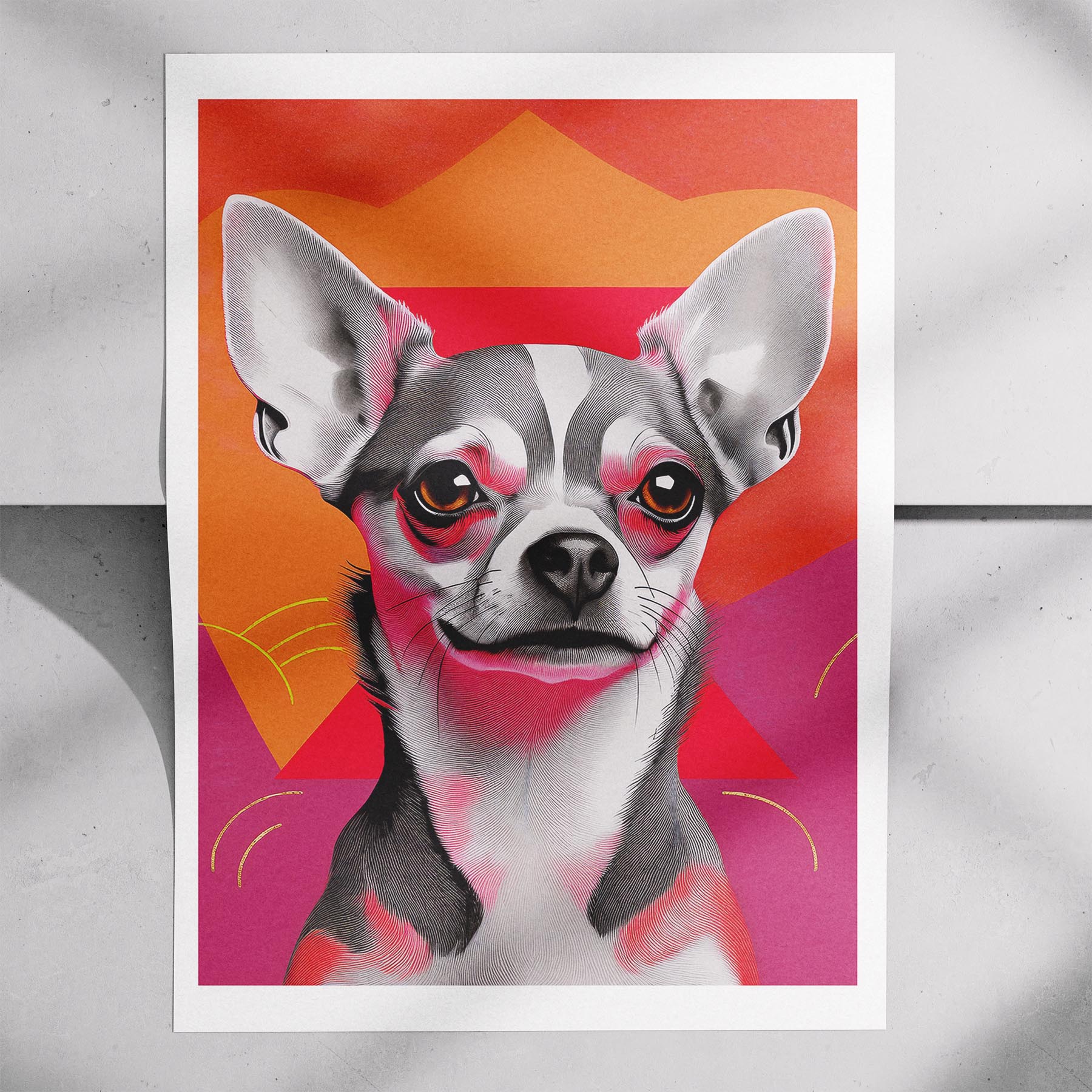 Chihuahua Modern Pop Dog Series image 7